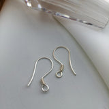 925 Silver Earring Wire Hooks (2 pairs)