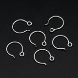 925 Silver Round Earwires 12x10mm 10pcs