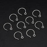 925 Silver Round Earwires 12x10mm 10pcs