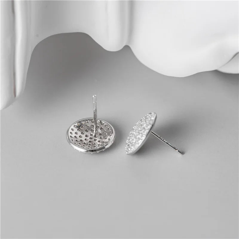 925 Silver Earrings for Women Stud Jewelry
