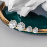 925 Silver Earrings for Women Stud Jewelry