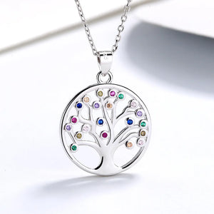 Tree of Life Pendant Necklace, Silver Necklaces