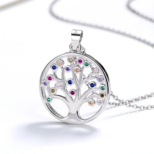 Tree of Life Pendant Necklace, Silver Necklaces