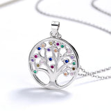 Tree of Life Pendant Necklace, Silver Necklaces
