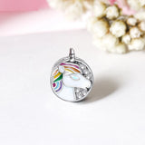 S925 Rainbow Unicorn Drops Spacer Beads DIY Bracelet Pendant