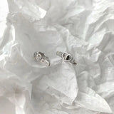 Sterling Silver Love Belt Ear Clip Female Individuality Wind INS.com