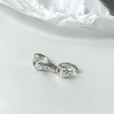 Sterling Silver Love Belt Ear Clip Female Individuality Wind INS.com