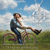 Opal Nautical Dream Compass Pendant Necklace for Women
