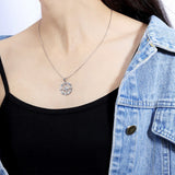 Opal Nautical Dream Compass Pendant Necklace for Women