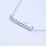 925 Silver Pendant Necklace Set with Cross Chain - OnlyArt