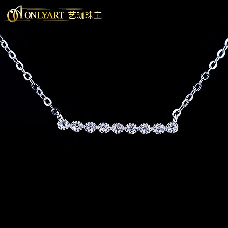 925 Silver Pendant Necklace Set with Cross Chain - OnlyArt