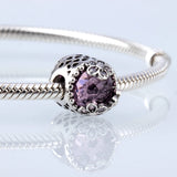Sterling Silver S925 Bracelet Beaded Big Hole Beads DIY Jewelry