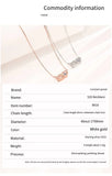 S925 Couple 520 Necklace Heart Qixi Birthday Gift for Girlfriend
