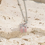 Sterling Silver S925 Shape Necklaces Pendant High Jewelry Christmas Gift