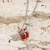 Sterling Silver S925 Shape Necklaces Pendant High Jewelry Christmas Gift