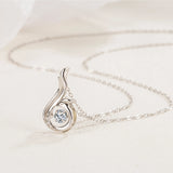 Phoenix Wisdom Necklace Dancing Zircon Ladies Pendant Jewelry