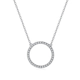 Sparkling Zircon Necklace & Earrings Set for Women