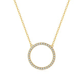 Sparkling Zircon Necklace & Earrings Set for Women