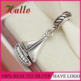 Sterling Silver Sailboat Charms Beads for Bracelet 925 Silver Mother's Gift