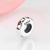 Sterling Silver Spacer S925 Beads Bracelet DIY Accessories