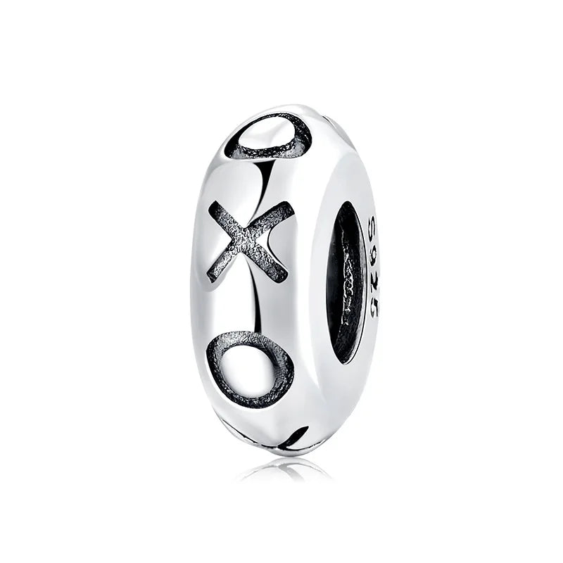 Sterling Silver Spacer S925 Beads Bracelet DIY Accessories