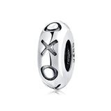 Sterling Silver Spacer S925 Beads Bracelet DIY Accessories