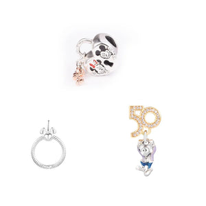 Silver Spring Collection Female Love Bracelet Charms