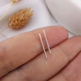 925 Silver Thread Post, Threader Post Balls with End, Ear Thread Post