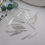 925 Silver Thread Post, Threader Post Balls with End, Ear Thread Post