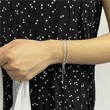 Sterling Silver Women Bracelet 925 Silver Bride Wedding Jewelry