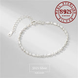 Sterling Silver Women Bracelet 925 Silver Bride Wedding Jewelry