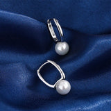 Sterling Silver Earrings U-Shaped Ear Buckle Minimalist Silver Jewelry