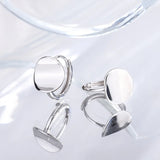 Sterling Silver Earrings Scenery All-Match Student Earrings