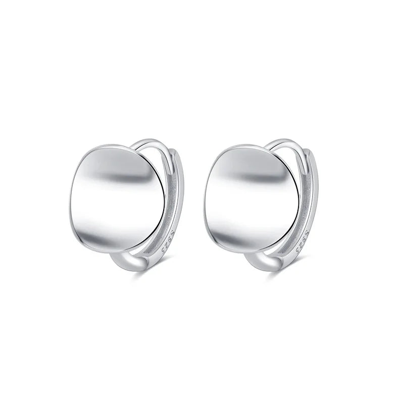 Sterling Silver Earrings Scenery All-Match Student Earrings