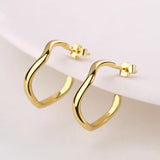Sterling Silver Earrings Light Niche Student Silver Jewelry