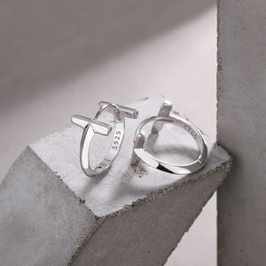 Silver Earrings Niche Wind All-Match Student Earrings