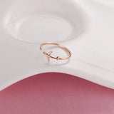 Sterling Silver Airplane Ladies Ring Necklace