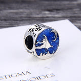 Enamel Charm Beads for Bracelet Jewelry - Women's Sterling Silver