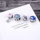 Enamel Charm Beads for Bracelet Jewelry - Women's Sterling Silver