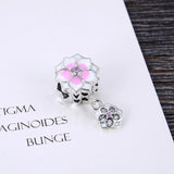 Enamel Charm Beads for Bracelet Jewelry - Women's Sterling Silver