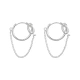 Sterling Silver Knot Ear Ring