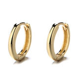 Sterling Silver Circle Earrings Women's All-Match Ear Jewelry