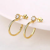 Geometric Diamond Ring & Earrings Set - Elegant Jewelry Set