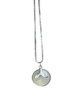 Mermaid Tail Shell Pendant Necklace, Choker Chain