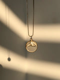 Mermaid Tail Shell Pendant Necklace, Choker Chain