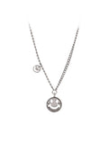 Silver Necklace Clavicle Chain Hip Hop Retro Sweater Chain Boys Girls