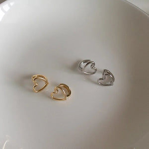 Sterling Silver Cold Wind Earrings All-Match Silver Jewelry