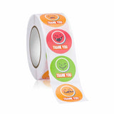500Pcs/roll Thank You Cartoon Stationery Stickers Halloween Series Ghost Pattern