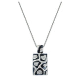 Sticks Jewelry Necklace Enamel Rhinestone Charm for Women