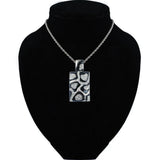 Sticks Jewelry Necklace Enamel Rhinestone Charm for Women